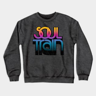 soul train retro crack plastisol Crewneck Sweatshirt